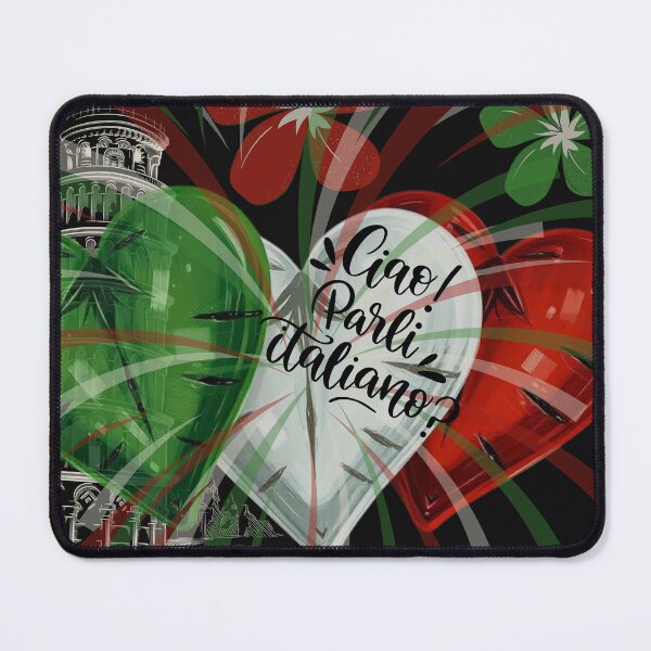 Item preview, Italian Language Love – Hearts & Flowers designed and sold by M22--.
