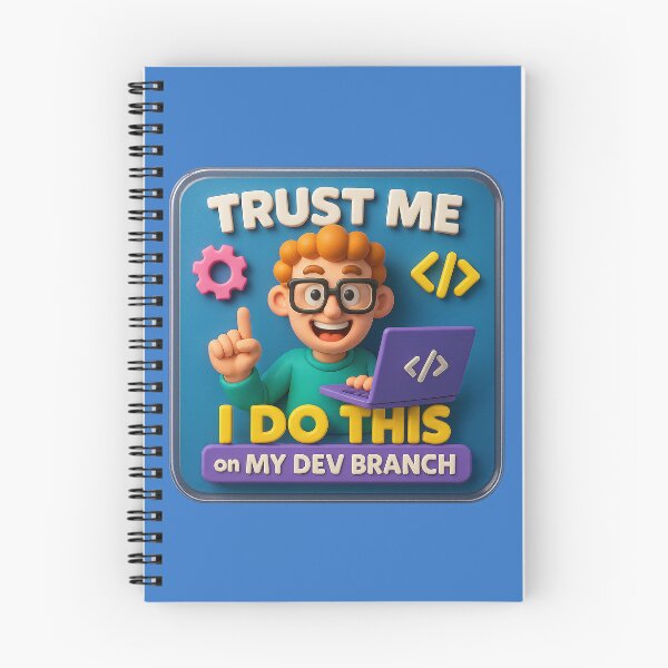 Item preview, Coding on the Dev Branch – Trust with Humor designed and sold by Girih.