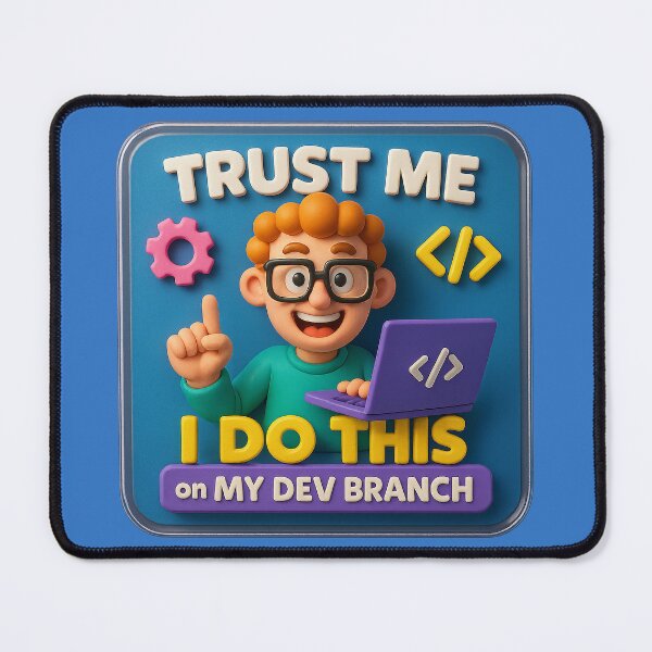 Item preview, Coding on the Dev Branch – Trust with Humor designed and sold by Girih.