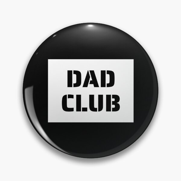 Item preview, Dad Club, Stencil, Bold Black, White Boxed Quotes designed and sold by AASparksDesigns.