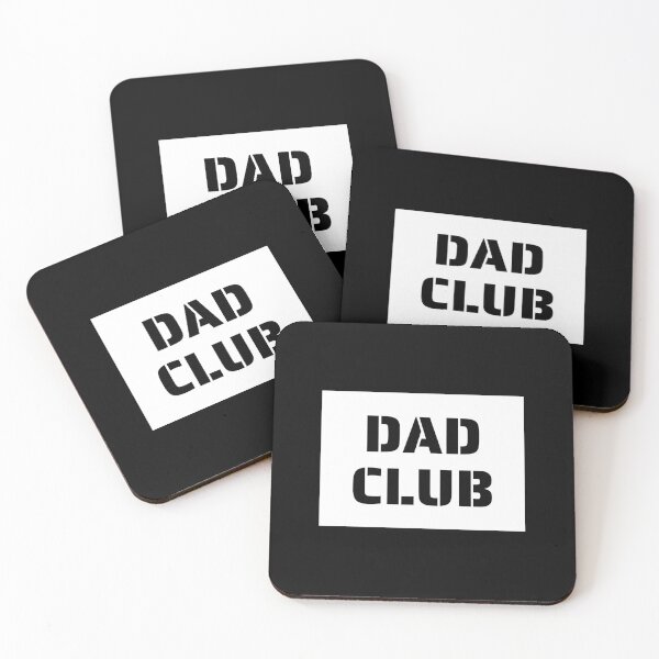 Item preview, Dad Club, Stencil, Bold Black, White Boxed Quotes designed and sold by AASparksDesigns.