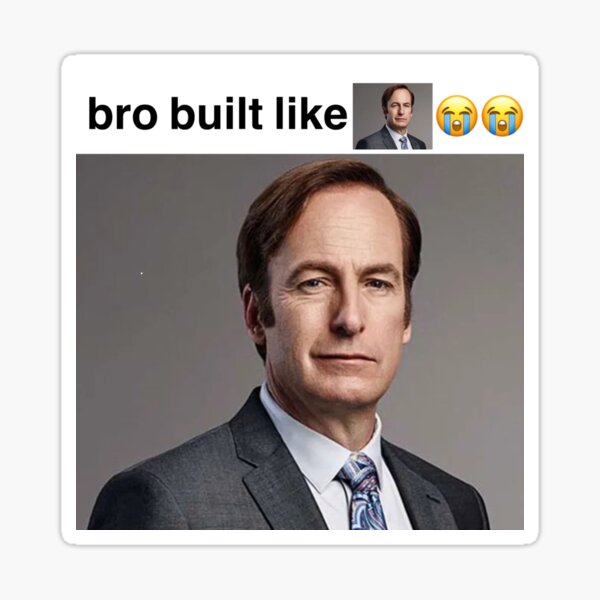 Vista previa del artículo con la obra «hermano construido como saul goodman», diseñado y vendido por cilantrogene.