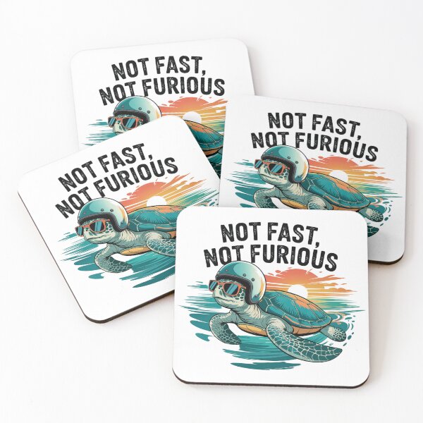 Item preview, Not Fast, Not Furious designed and sold by FurbuddyWonders.