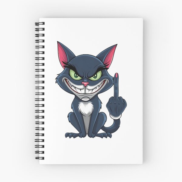 Artikelvorschau, Katze mit Mittelfinger entworfen und verkauft von HolaJosephina.