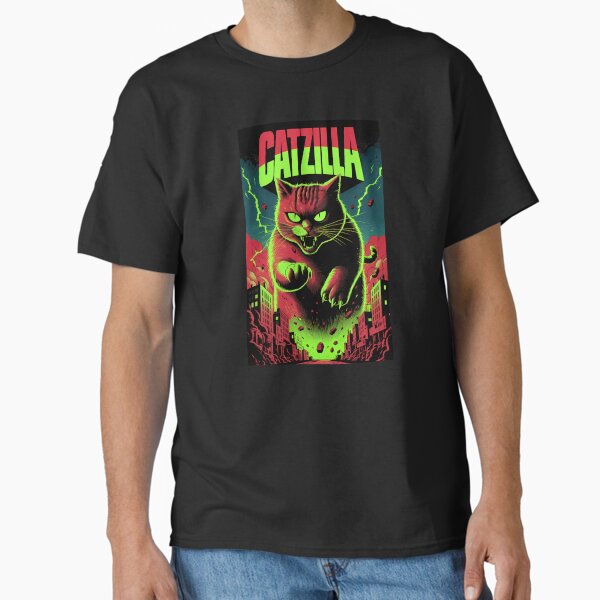 Vista previa del artículo con la obra «Catzilla», diseñado y vendido por BombShop36.