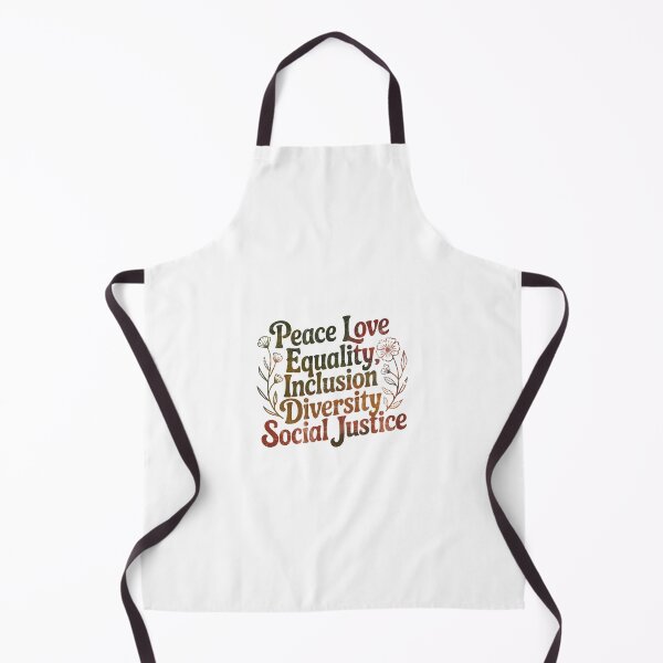 Item preview, Peace Love Hope Equality Inclusion Diversity Social Justice designed and sold by FurbuddyWonders.
