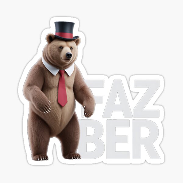 Artikel-Vorschau von Frederick Fazbear: Der schicke Bär, FNAF-Parodie, designt und verkauft von MinecraftShop.