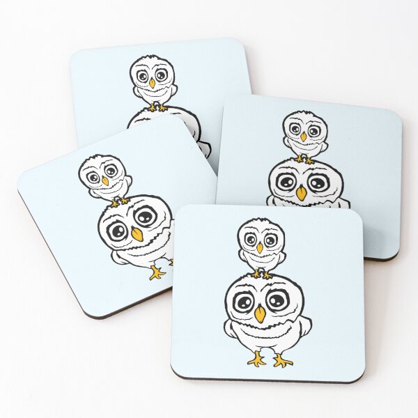 Item preview, 2 owls dad mom child baby two family mother father designed and sold by shirt-o-mat.
