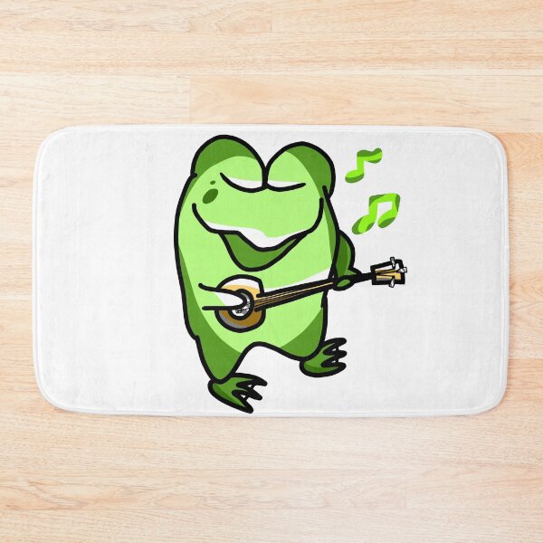 Item preview, Cheerful Frog Playing a Modern-Phin designed and sold by lunoxinfinity.