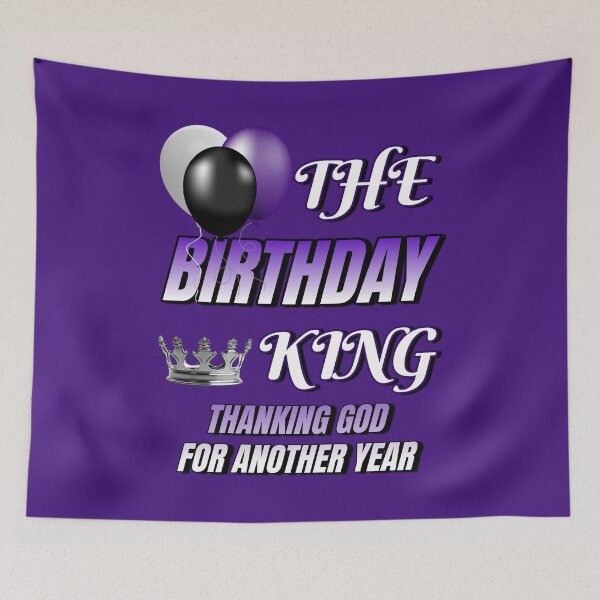 Item preview, Birthday King designed and sold by Flavaprints4u.
