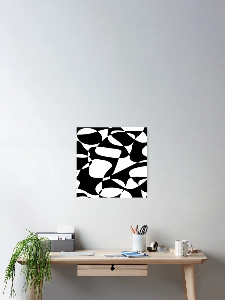 Thumbnail 2 of 3, Poster, Overlapping Patterns designed and sold by ViaARTfactory.