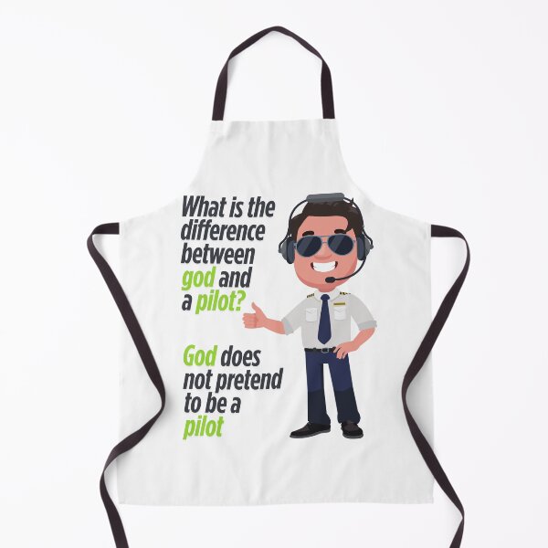 Item preview, The difference between God and a Pilot Funny T-Shirt designed and sold by SharpDigiDesign.