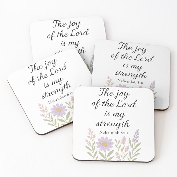 Item preview, Nehemiah 8:10 – Scripture designed and sold by Luxe & Lovely Finds.