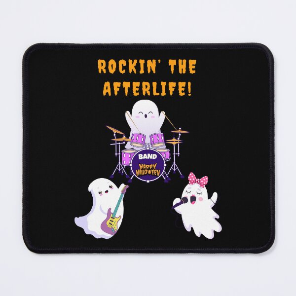 Item preview, Rockin' The Afterlife Ghost Rock Band Happy Halloween designed and sold by Artography Designs.