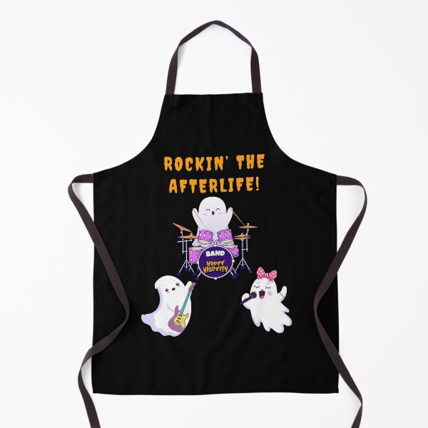 Item preview, Rockin' The Afterlife Ghost Rock Band Happy Halloween designed and sold by Artography Designs.