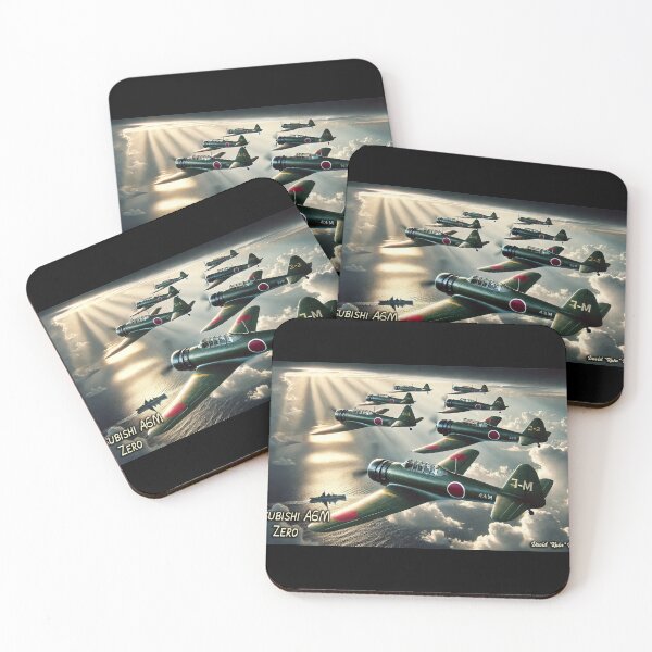 Item preview, Mitsubishi A6M Zero Squadron – WWII Aviation Tribute designed and sold by MySheetMusicArt.