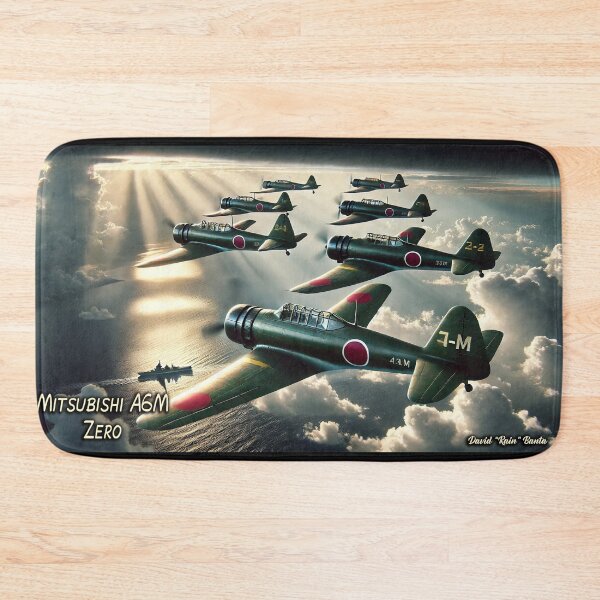 Item preview, Mitsubishi A6M Zero Squadron – WWII Aviation Tribute designed and sold by MySheetMusicArt.