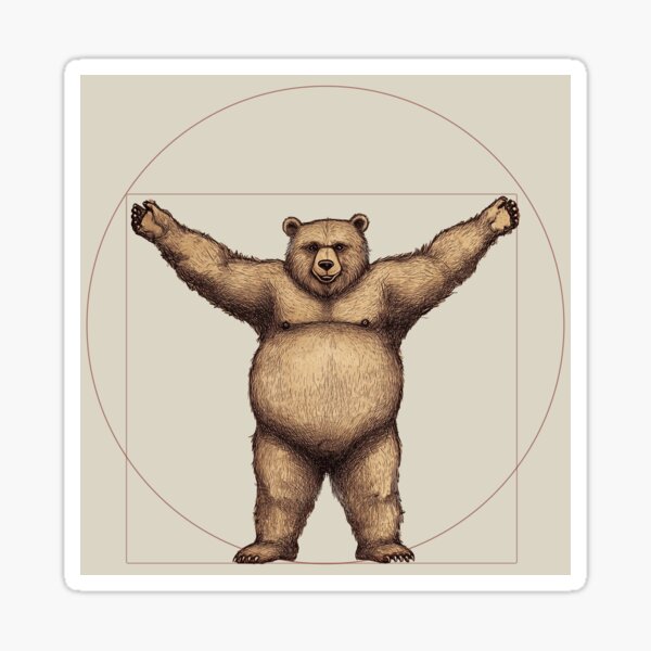 Aperçu de l'œuvre Anatomie des ours gras créée et vendue par Year of the Bear.