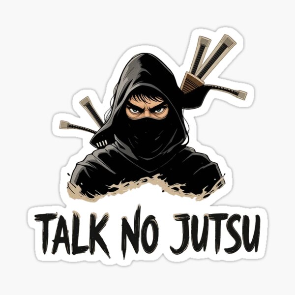 Item preview, Talk No Jutsu designed and sold by CreateSmiles.