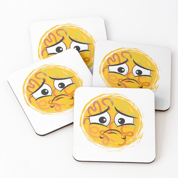 Item preview, Sad Emoji Face | Emotional Cartoon Expression | Relatable Digital Art designed and sold by Kabootri.