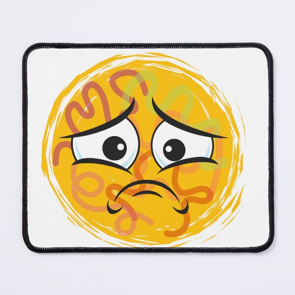 Item preview, Sad Emoji Face | Emotional Cartoon Expression | Relatable Digital Art designed and sold by Kabootri.