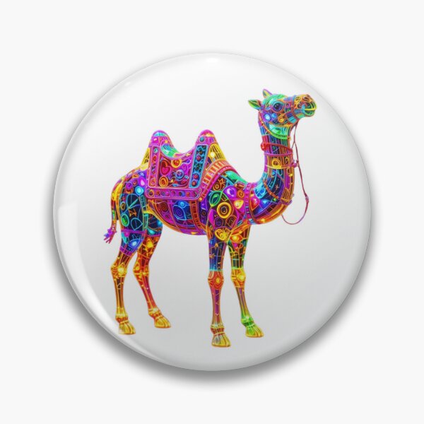 Item preview, Glowing Colorful Camel designed and sold by GloriousArtSKD.