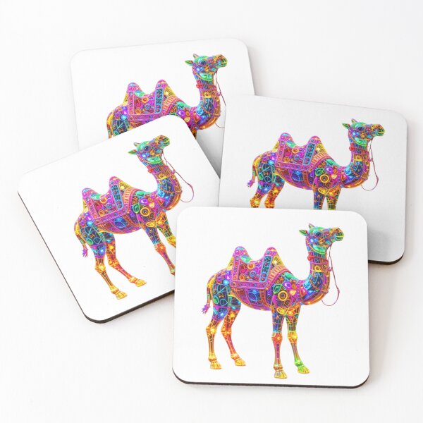Item preview, Glowing Colorful Camel designed and sold by GloriousArtSKD.