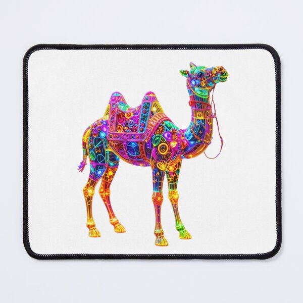 Item preview, Glowing Colorful Camel designed and sold by GloriousArtSKD.