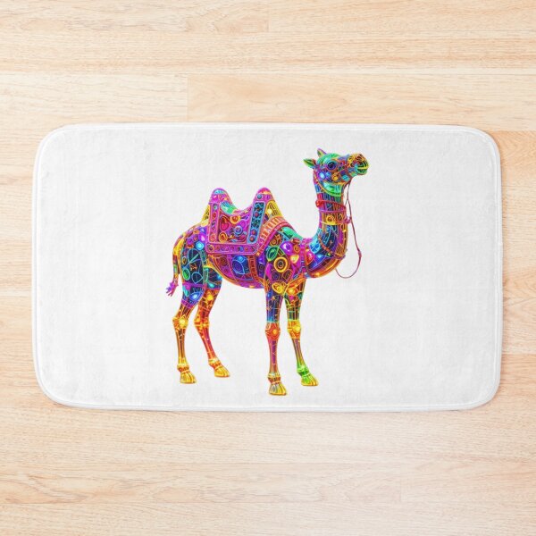 Item preview, Glowing Colorful Camel designed and sold by GloriousArtSKD.