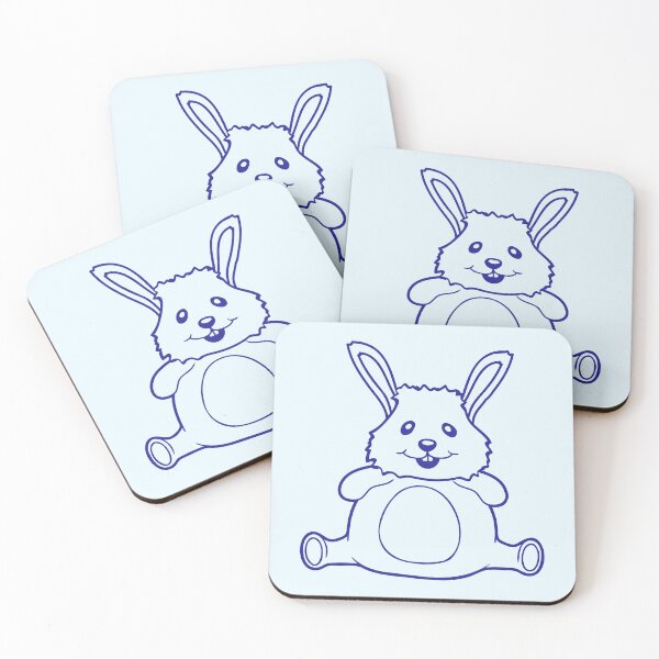 Item preview, Bunny Chubby Fat Round Overweight Hungry Rabbit designed and sold by shirt-o-mat.