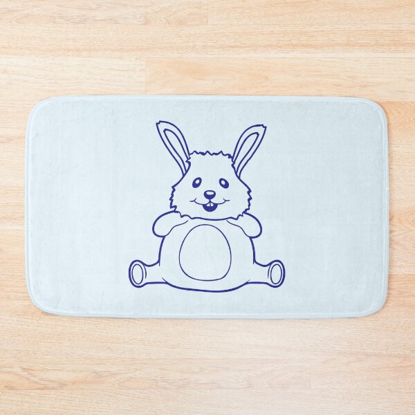 Item preview, Bunny Chubby Fat Round Overweight Hungry Rabbit designed and sold by shirt-o-mat.