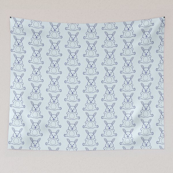 Item preview, Bunny Chubby Fat Round Overweight Hungry Rabbit designed and sold by shirt-o-mat.
