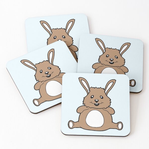 Item preview, Bunny Chubby Fat Round Overweight Hungry Rabbit designed and sold by shirt-o-mat.