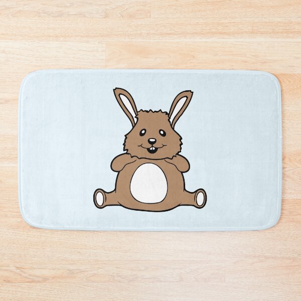 Item preview, Bunny Chubby Fat Round Overweight Hungry Rabbit designed and sold by shirt-o-mat.