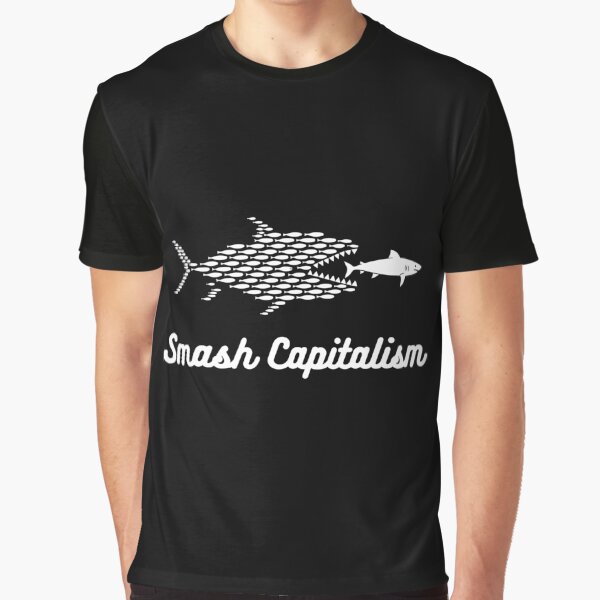 Vista previa del artículo con la obra «Aplastar el capitalismo - Diseño divertido sobre socialismo», diseñado y vendido por LoFizzy.