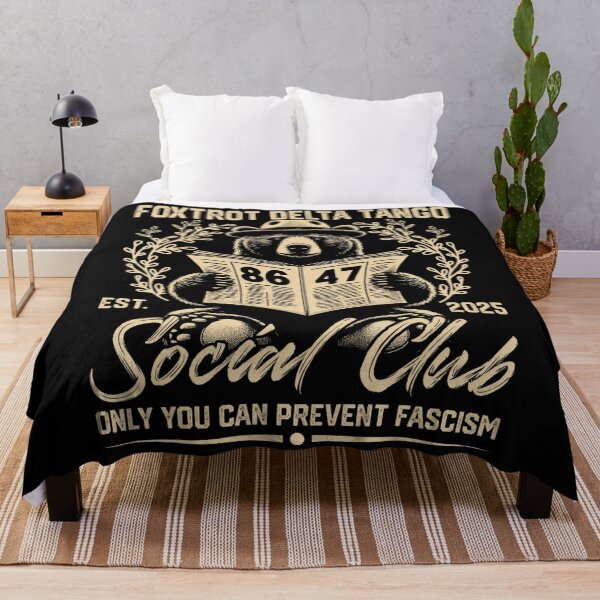 Item preview, FDT 2025 Social Club Only You Can Prevent Fascism designed and sold by GrulkeNedrow.
