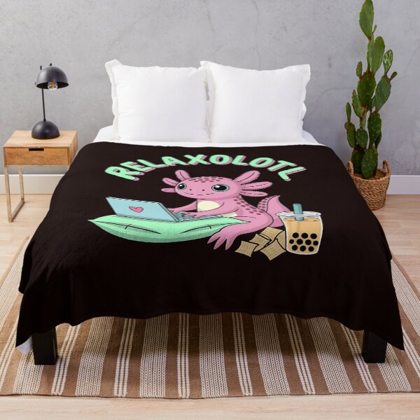 Item preview, Cute Relax A Lot Axolotl Funny Pun designed and sold by MAKOPOKOShop.