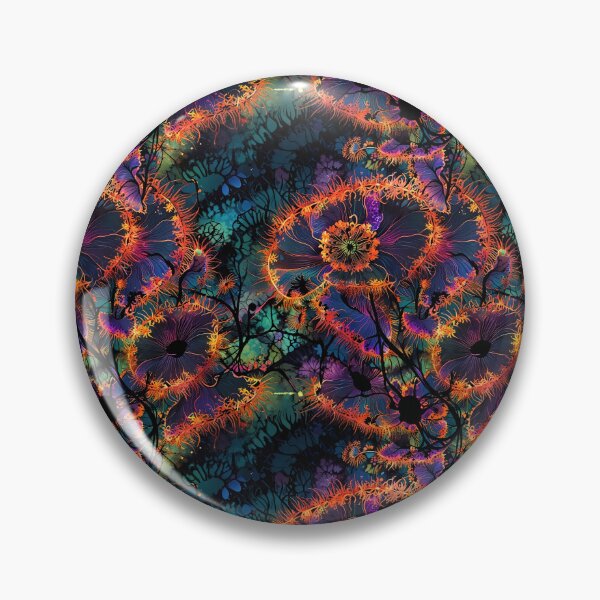 Item preview, Psychedelic fractals floral, soft neon, colorful designed and sold by CoolPixels.