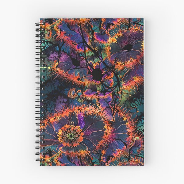 Item preview, Psychedelic fractals floral, soft neon, colorful designed and sold by CoolPixels.