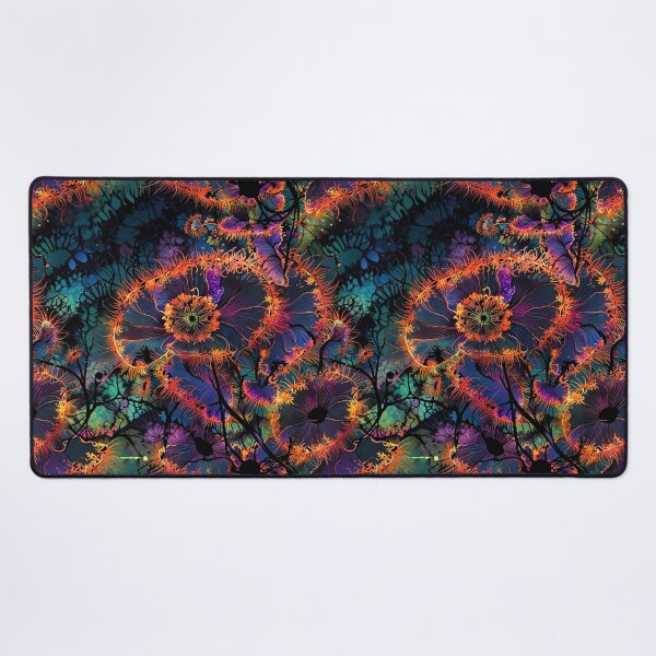 Item preview, Psychedelic fractals floral, soft neon, colorful designed and sold by CoolPixels.
