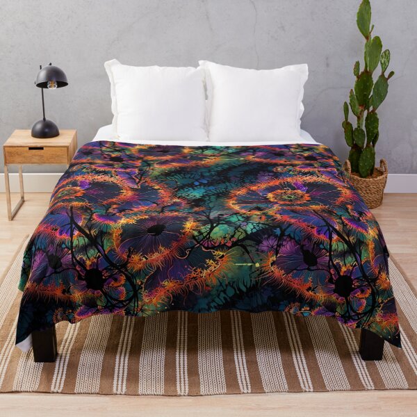 Item preview, Psychedelic fractals floral, soft neon, colorful designed and sold by CoolPixels.