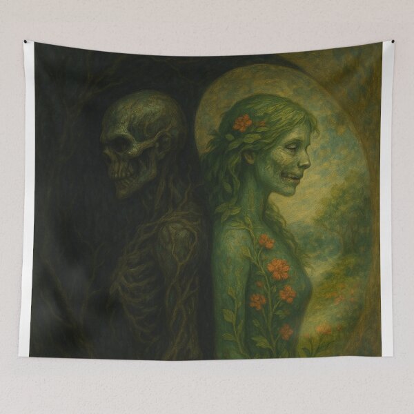 Item preview, Yin-Yang Zombie Spirit – Nature vs Decay designed and sold by Ironzoulz.