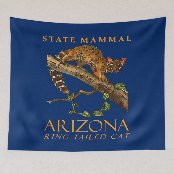 Item preview, Arizona Territory Mammal The Ring-Tailed Cat designed and sold by taiche.
