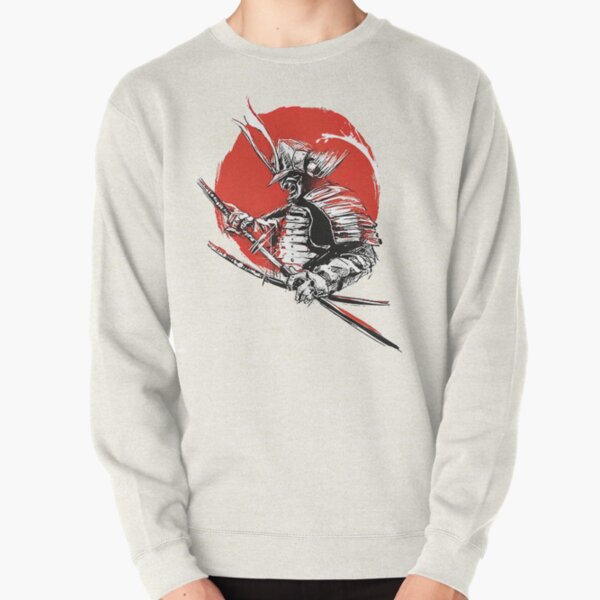 Sunset Samurai Warrior Pullover Sweatshirt