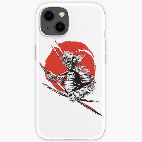 Sunset Samurai Warrior iPhone Soft Case