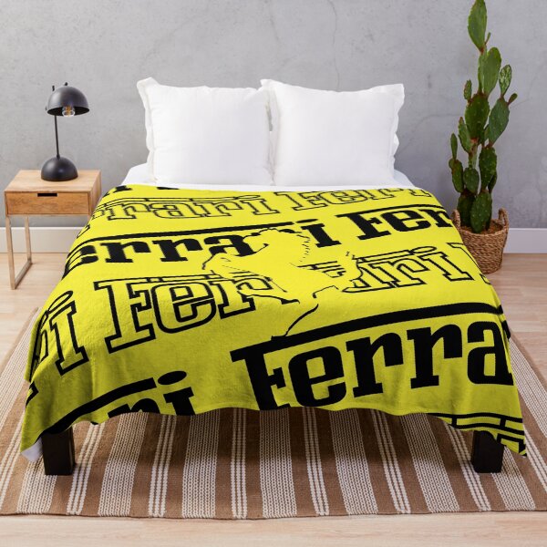 Item preview, Ferrari Yellow and black inspired pattern  designed and sold by Pink Polar F1.