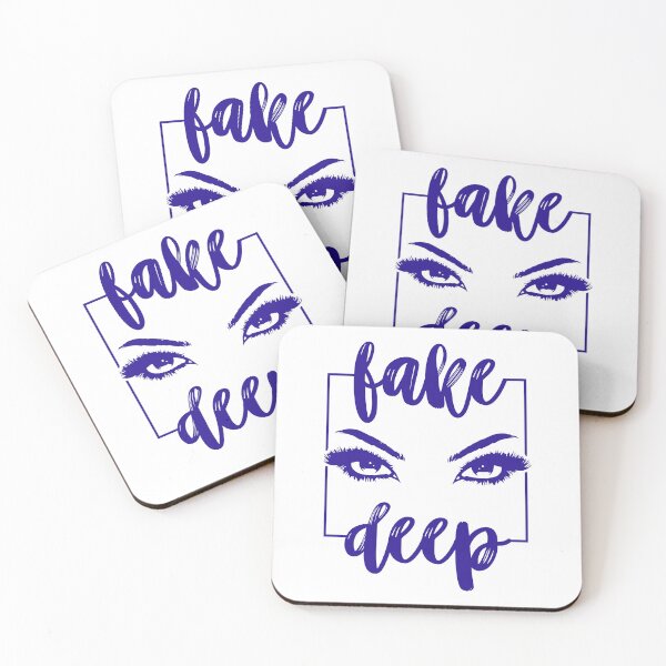 Item preview, Fake Deep Violet Gaze Behind Confident Eyes designed and sold by SplashTastic.
