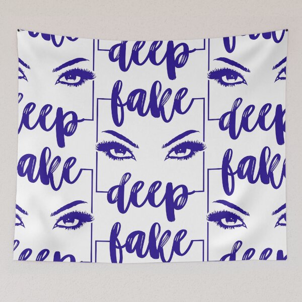 Item preview, Fake Deep Violet Gaze Behind Confident Eyes designed and sold by SplashTastic.