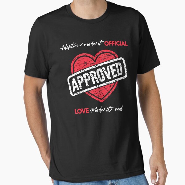 Item preview, Approved by Love Adoption Made It Official Heart Stamp designed and sold by KZbubble.