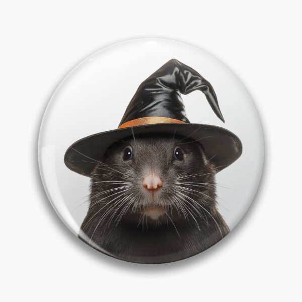 Item preview, Mole Wearing Halloween Witch Hat designed and sold by LazyOwlStore.